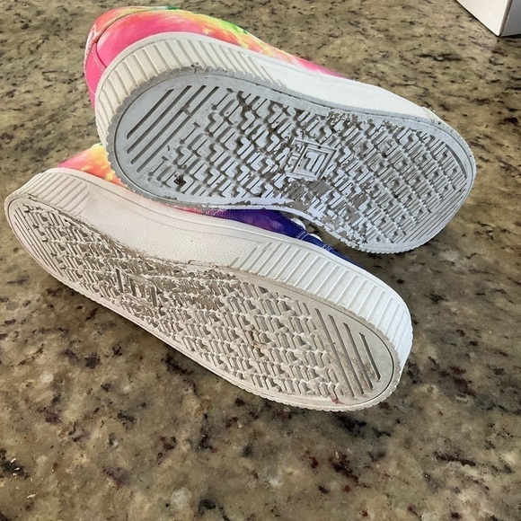 Fila Sandblast Low Tie Dye Womens Flatform Trainers size 8.5 - Picture 6 of 11